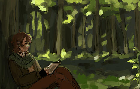 full-body, fully shaded, scene