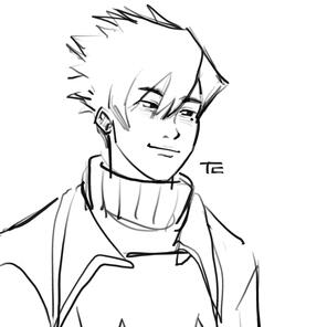 head/bust shot, no colours